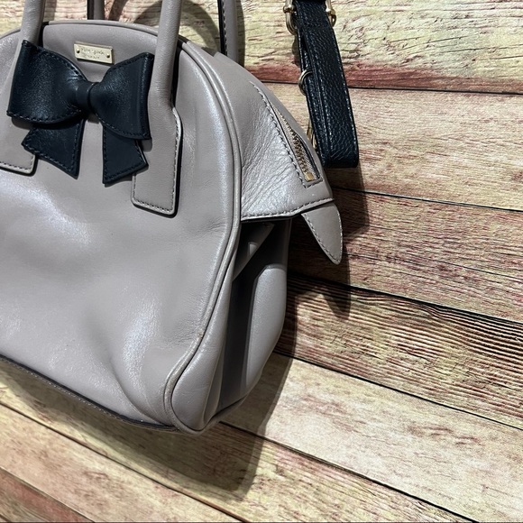 Kate Spade Hanover Street Small Lorin Grey Bow Bag - Picture 4 of 8